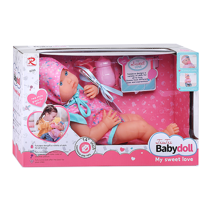 Пупс 6255 с аксессуарами "Женечка" в коробке