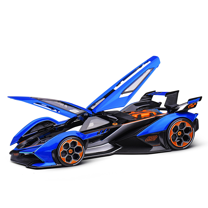 Машинка die-cast Lamborghini V12 Vision Gran Turismo, 1:18, синяя