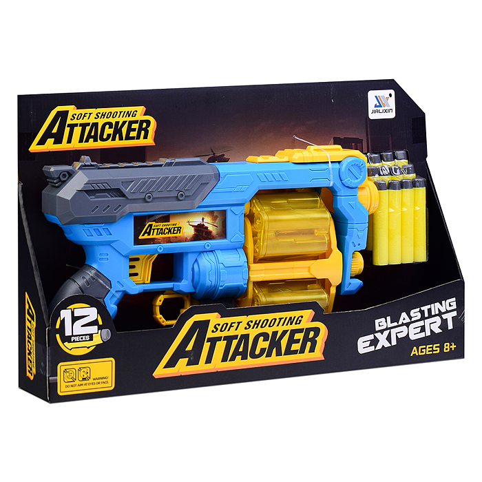 Бластер JLX8603 "Attacker" в коробке