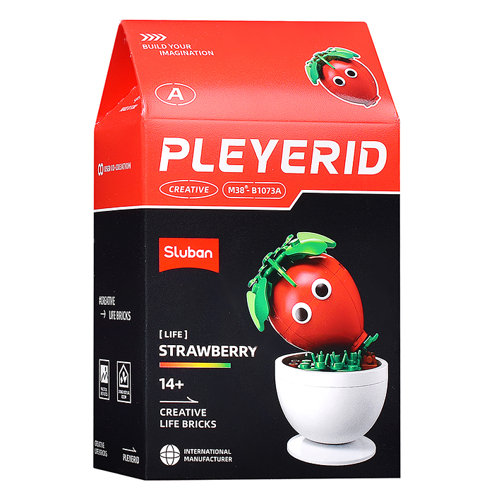 Конструктор M38-B1073 "Растение в горшке" в ассортименте, (упак. 6шт.) в коробке