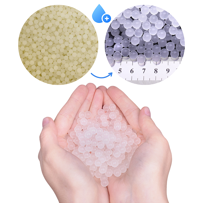 Пули 00-4946 (гидрогель) для детского оружия, светятся в темноте, 7-8мм., 30g.