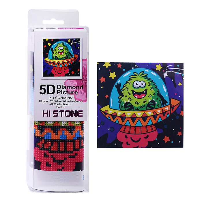 Мозаика 00-4401 "Инопланетянин" 20*20см Мозаика 00-4401 "Инопланетянин" 20*20см