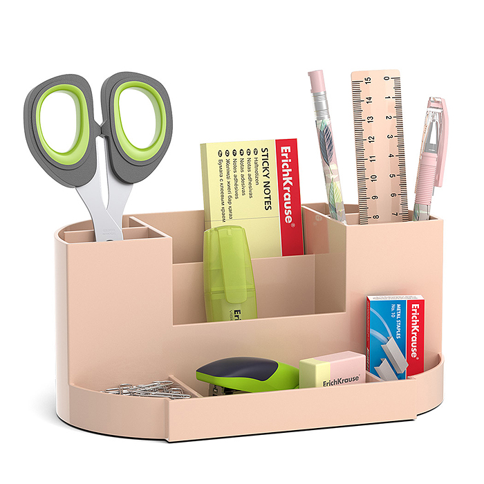 Набор настольный пластиковый Victoria, Powder, ассорти из 3 цветов