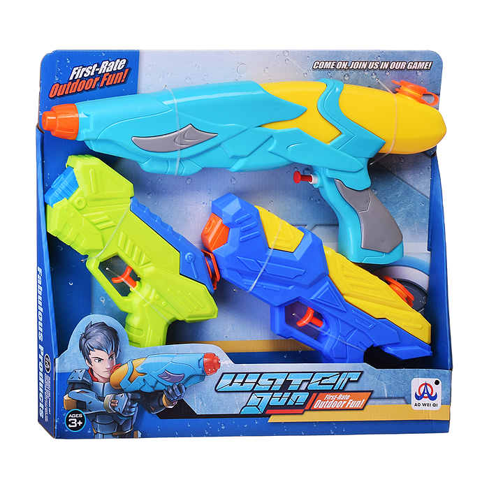 Фото к товару Водное оружие AO-2056C5 "Война миров" в коробке Водное оружие AO-2056C5 "Война миров" в коробке