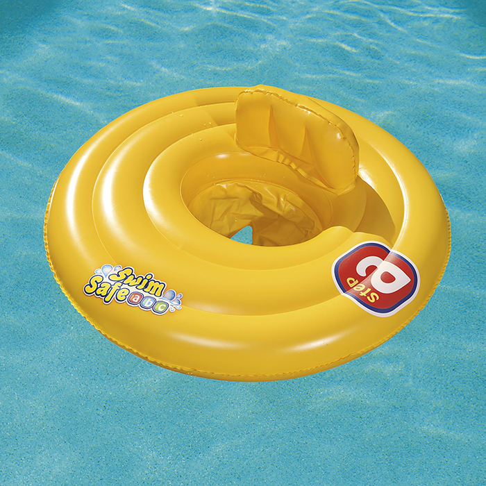 Фото к товару Плотик для плавания Swim Safe, ступень «A», до 12 месяцев, 69 см, 32050 Bestway Плотик для плавания Swim Safe, ступень «A», до 12 месяцев, 69 см, 32050 Bestway