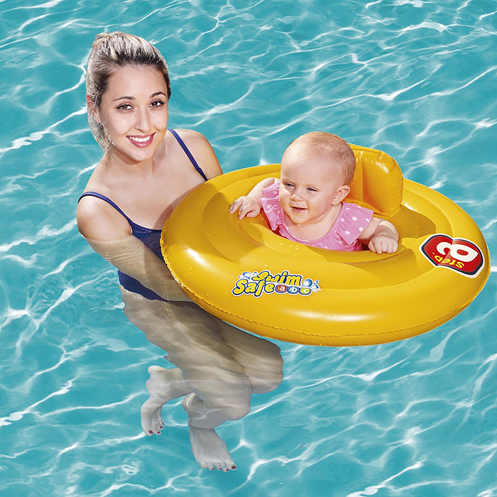 Фото к товару Плотик для плавания Swim Safe, ступень «A», до 12 месяцев, 69 см, 32050 Bestway Плотик для плавания Swim Safe, ступень «A», до 12 месяцев, 69 см, 32050 Bestway