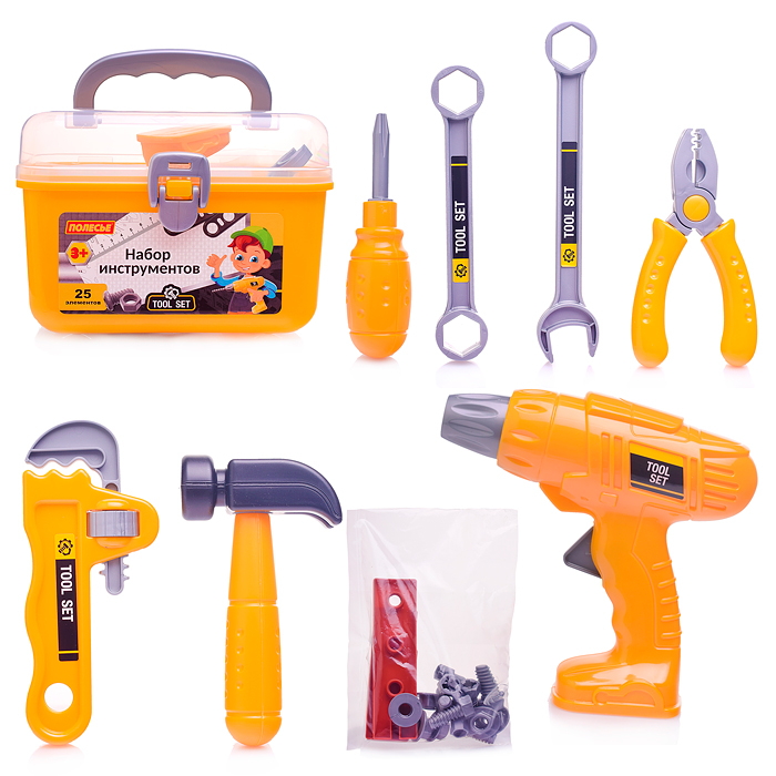 Набор инструментов №27 (25 элементов) (в чемоданчике) Набор инструментов №27 (25 элементов) (в чемоданчике)