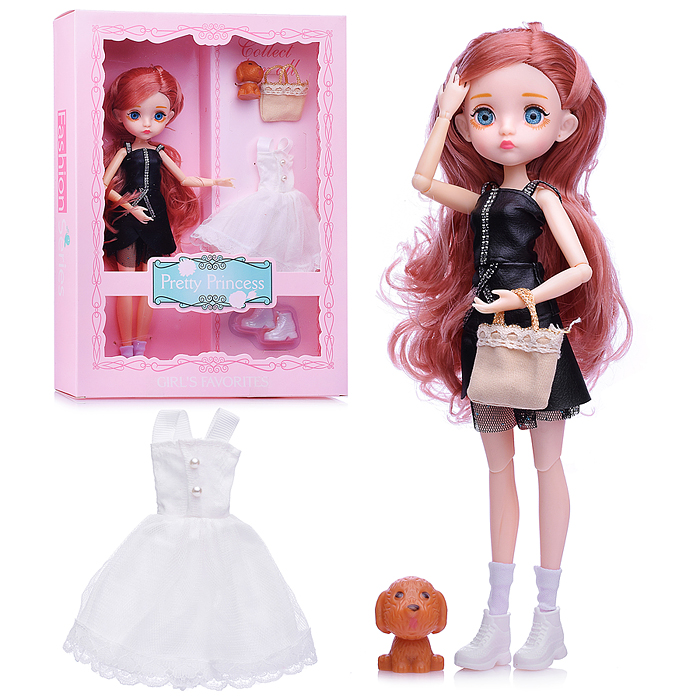 Кукла PS2105A-3 "Милана" с аксессуарами, в коробке