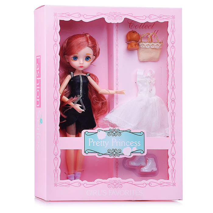 Кукла PS2105A-3 "Милана" с аксессуарами, в коробке