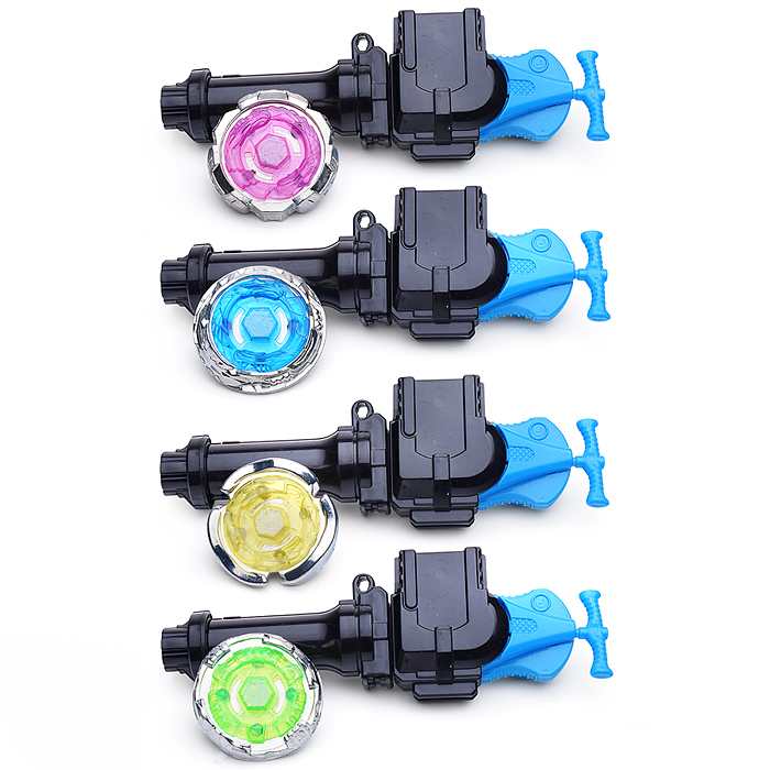 Набор волчков HC3711 "Скорость" с запускающим устройством, свет, в пакете