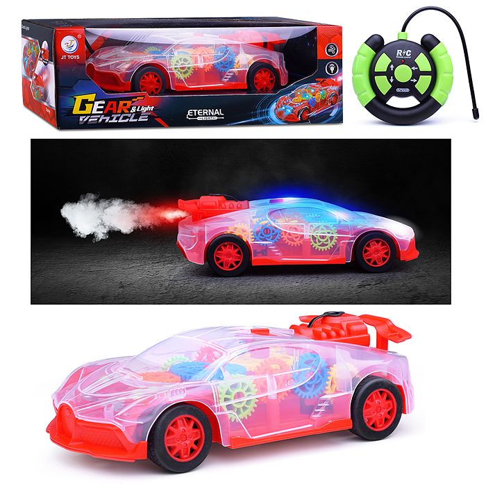 Фото к товару Машина JT675 "Спортивная" с распылителем, р/у, 27 MHz, в коробке Машина JT675 "Спортивная" с распылителем, р/у, 27 MHz, в коробке