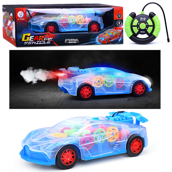 Фото к товару Машина JT675 "Спортивная" с распылителем, р/у, 27 MHz, в коробке Машина JT675 "Спортивная" с распылителем, р/у, 27 MHz, в коробке