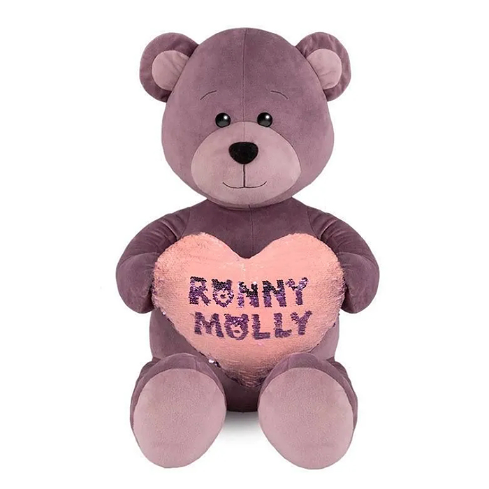 Мишка Ронни с сердцем, 35 см