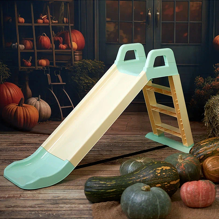 Горка детская OKIKID бирюзовая 78х135х60 см Горка детская OKIKID бирюзовая 78х135х60 см