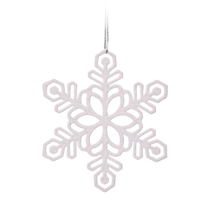 Набор новогодних украшений S2211 "Резная снежинка" Набор новогодних украшений S2211 "Резная снежинка"