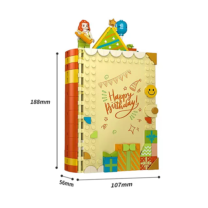 Конструктор JK5150 "С днём рождения" 439 дет., в коробке