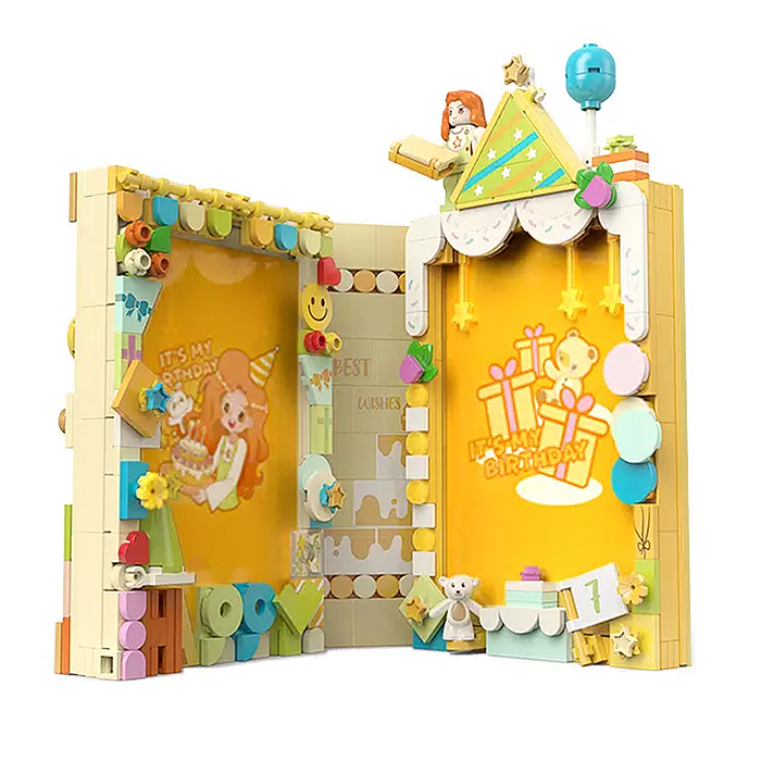 Конструктор JK5150 "С днём рождения" 439 дет., в коробке