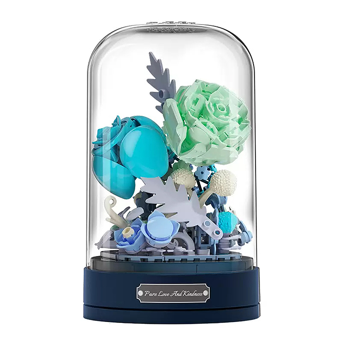 Конструктор JK2672 "Цветы в колбе" 211 дет., в коробке