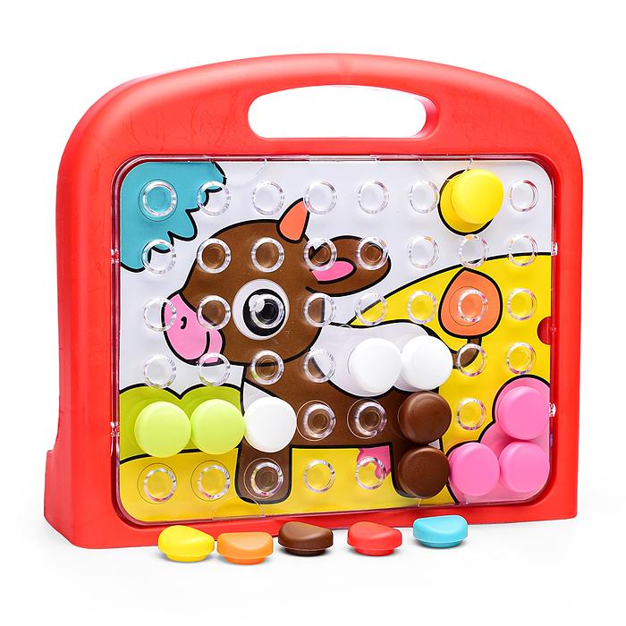 Моя первая мозаика ТИП 8 (48 фишек, 8 карточек, поле, чемодан)