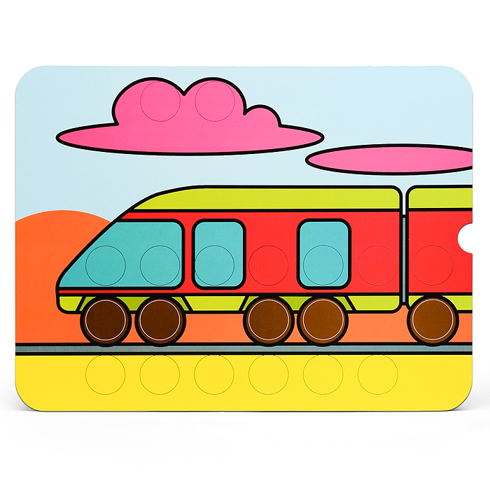 Моя первая мозаика ТИП 8 (48 фишек, 8 карточек, поле, чемодан)