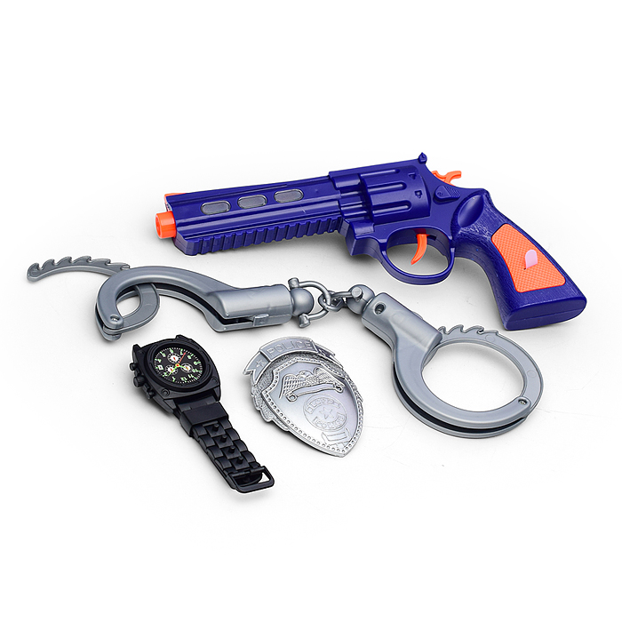 Фото к товару Набор полицейского CH555B-3 "Агент" на батарейках, в коробке Набор полицейского CH555B-3 "Агент" на батарейках, в коробке