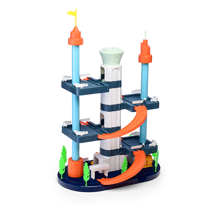Фото к товару Парковка A333-333F "Городской 2-х уровневый" в коробке Парковка A333-333F "Городской 2-х уровневый" в коробке