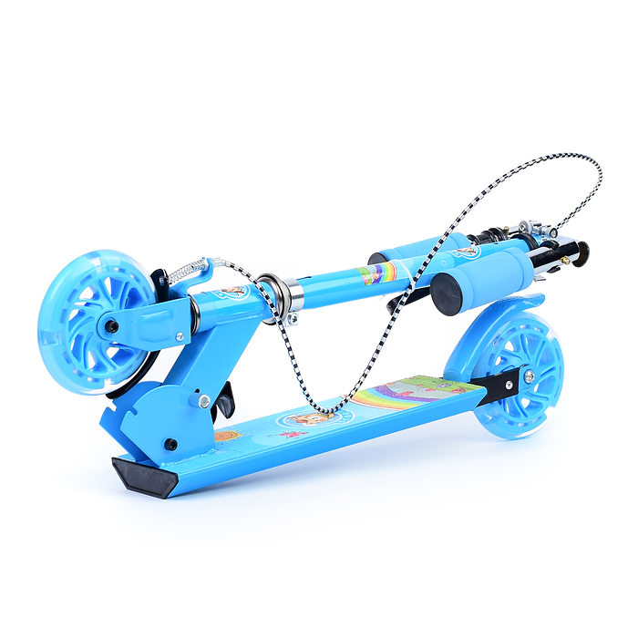 Фото к товару Самокат U038453Y 2-х кол., голубой, PU/ 125 мм,ABEC 7, в коробке Самокат U038453Y 2-х кол., голубой, PU/ 125 мм,ABEC 7, в коробке