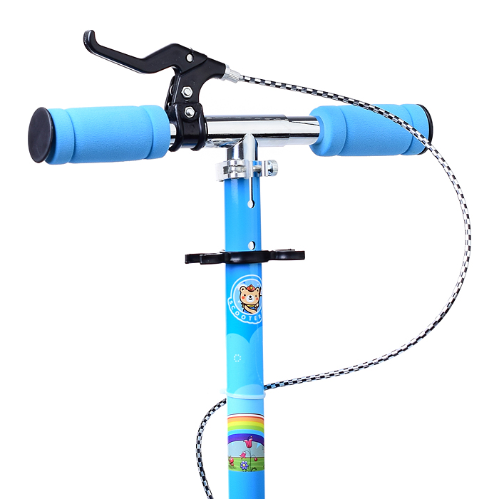 Фото к товару Самокат U038453Y 2-х кол., голубой, PU/ 125 мм,ABEC 7, в коробке Самокат U038453Y 2-х кол., голубой, PU/ 125 мм,ABEC 7, в коробке