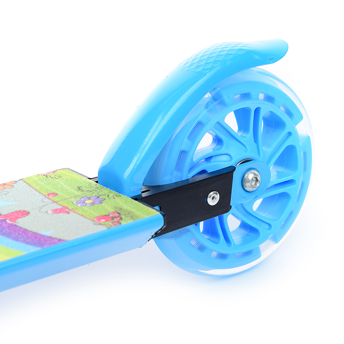 Фото к товару Самокат U038453Y 2-х кол., голубой, PU/ 125 мм,ABEC 7, в коробке Самокат U038453Y 2-х кол., голубой, PU/ 125 мм,ABEC 7, в коробке