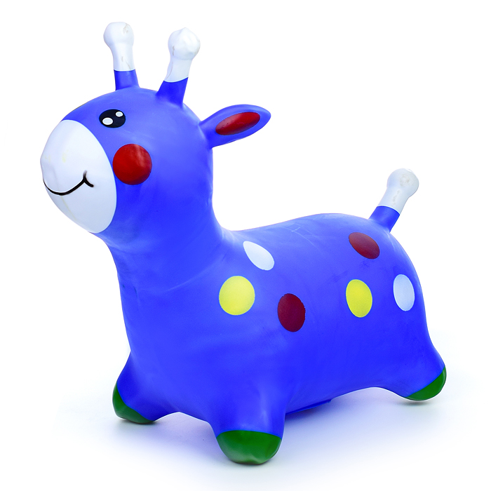 Фото к товару Прыгун "Жираф" 00-1682 цвет микс в горох Прыгун "Жираф" 00-1682 цвет микс в горох