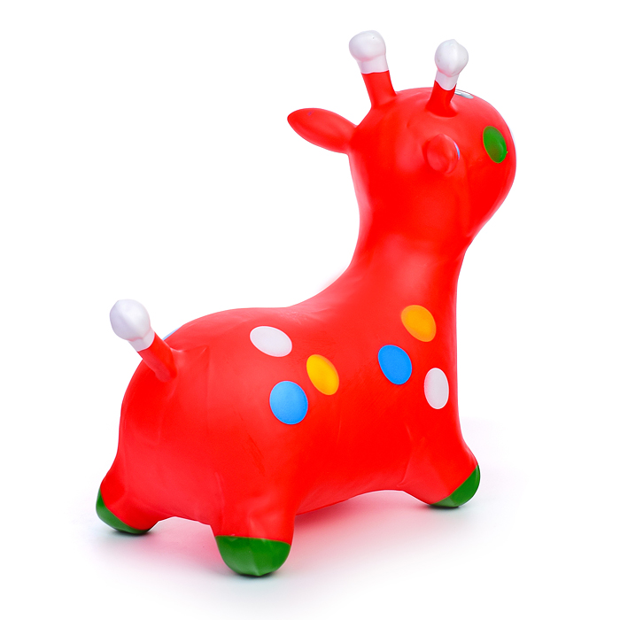 Фото к товару Прыгун "Жираф" 00-1682 цвет микс в горох Прыгун "Жираф" 00-1682 цвет микс в горох