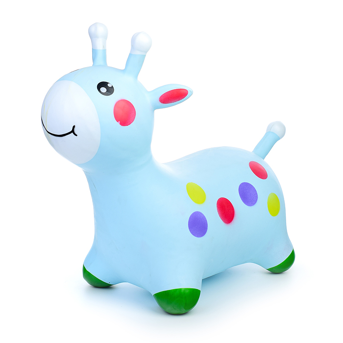 Фото к товару Прыгун "Жираф" 00-1682 цвет микс в горох Прыгун "Жираф" 00-1682 цвет микс в горох