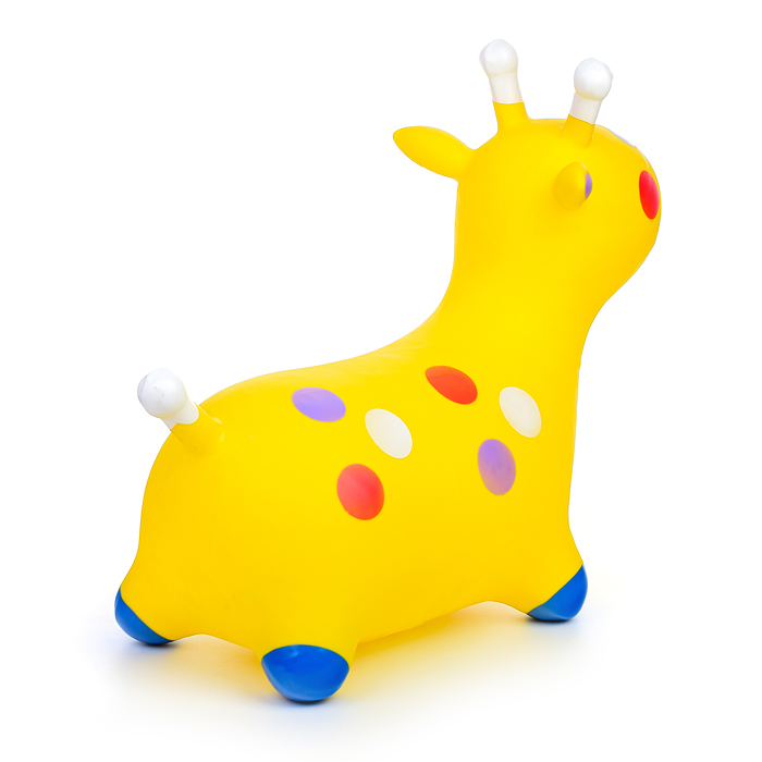 Фото к товару Прыгун "Жираф" 00-1682 цвет микс в горох Прыгун "Жираф" 00-1682 цвет микс в горох