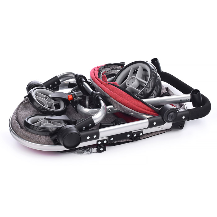 Фото к товару Коляска для кукол 9695 металлическая, 2в1, в коробке Коляска для кукол 9695 металлическая, 2в1, в коробке