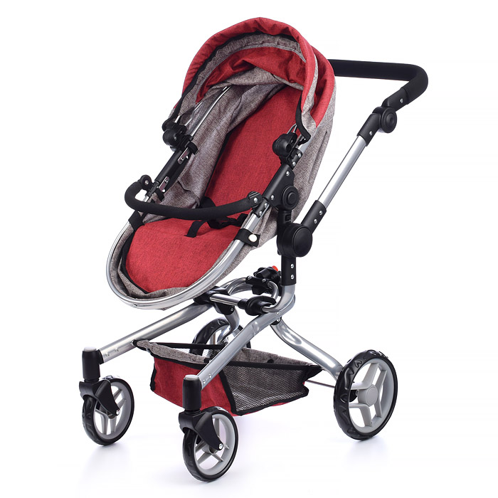 Фото к товару Коляска для кукол 9695 металлическая, 2в1, в коробке Коляска для кукол 9695 металлическая, 2в1, в коробке