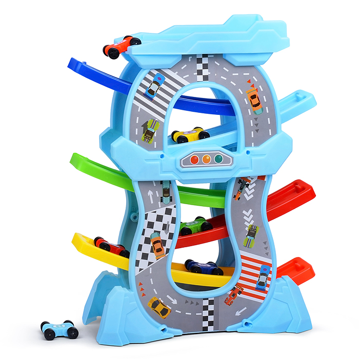 Фото к товару Трек UT0125 "Автокросс" с машинками, в коробке Трек UT0125 "Автокросс" с машинками, в коробке