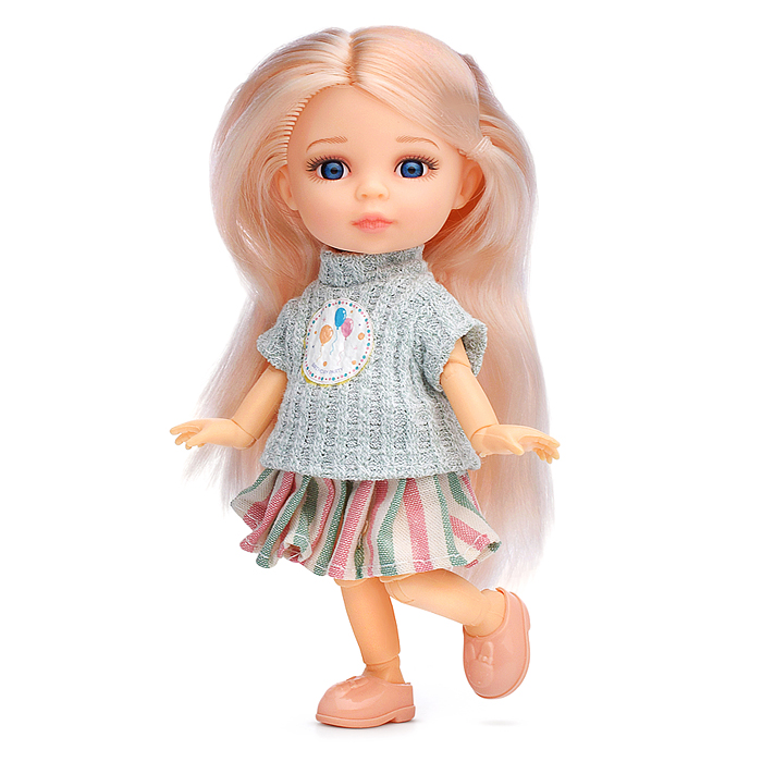 Кукла шарнирная UT0121-4 "Моя куколка" в коробке
