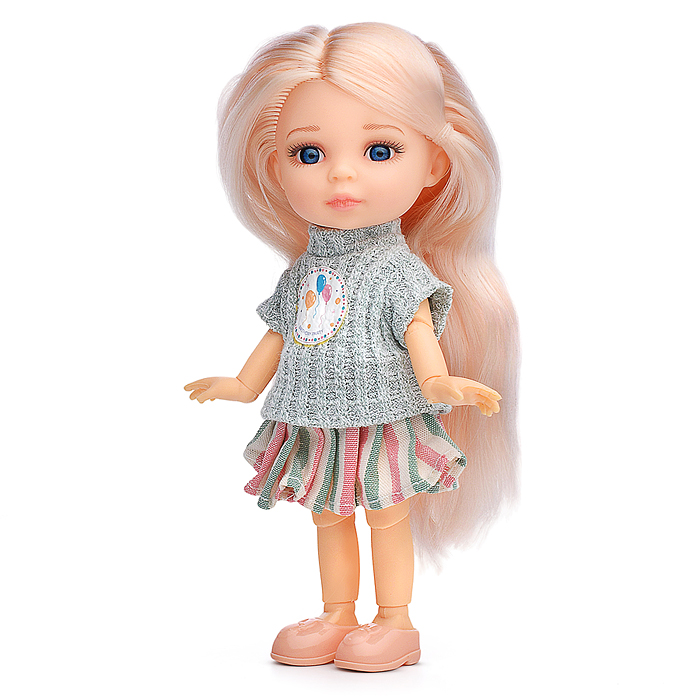 Кукла шарнирная UT0121-4 "Моя куколка" в коробке