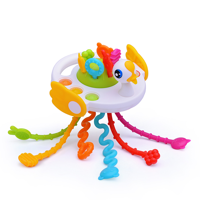 Фото к товару Игрушка развивающая Y0082 "Разноцветные тянучки. Утёнок" в коробке Игрушка развивающая Y0082 "Разноцветные тянучки. Утёнок" в коробке