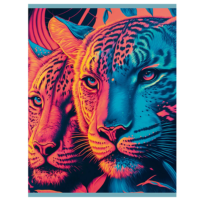 Тетрадь 48л "Дикие кошки" А4 Тетрадь 48л "Дикие кошки" А4