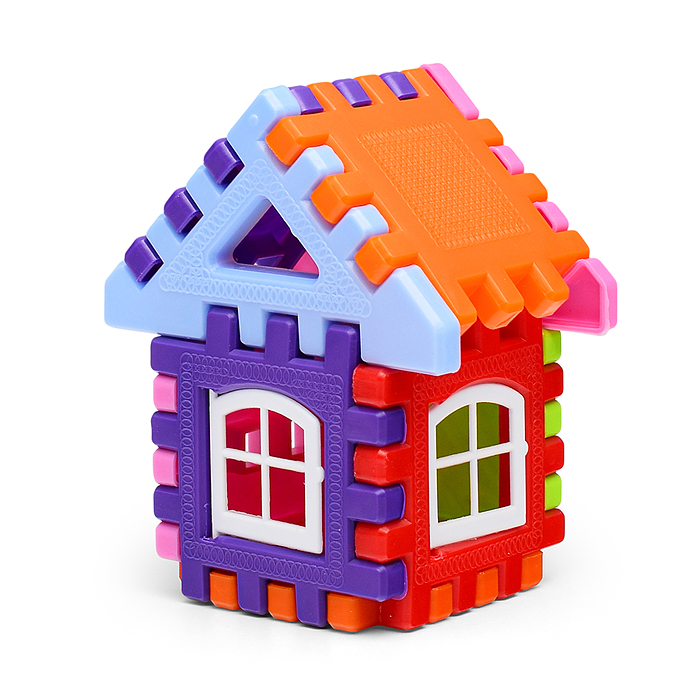 Конструктор блочный из 157 элементов