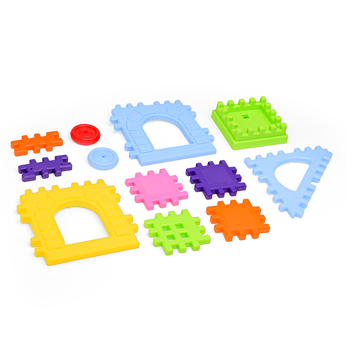 Конструктор блочный из 157 элементов