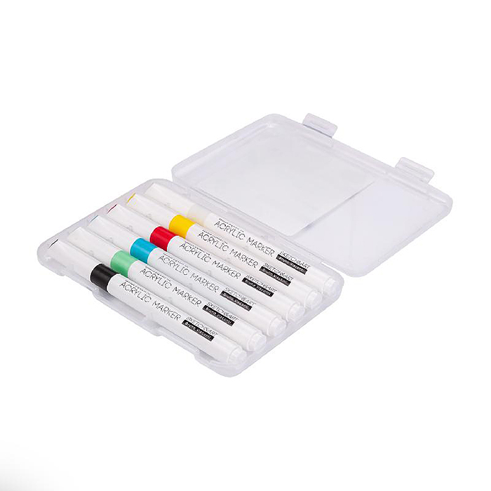 Фото к товару Набор маркеров акриловых "Sketch&Art" 6 цв. Набор маркеров акриловых "Sketch&Art" 6 цв.