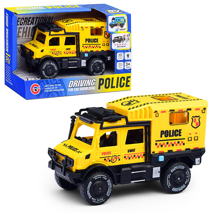 Машина 9896-3C "Полицейский фургон" в коробке