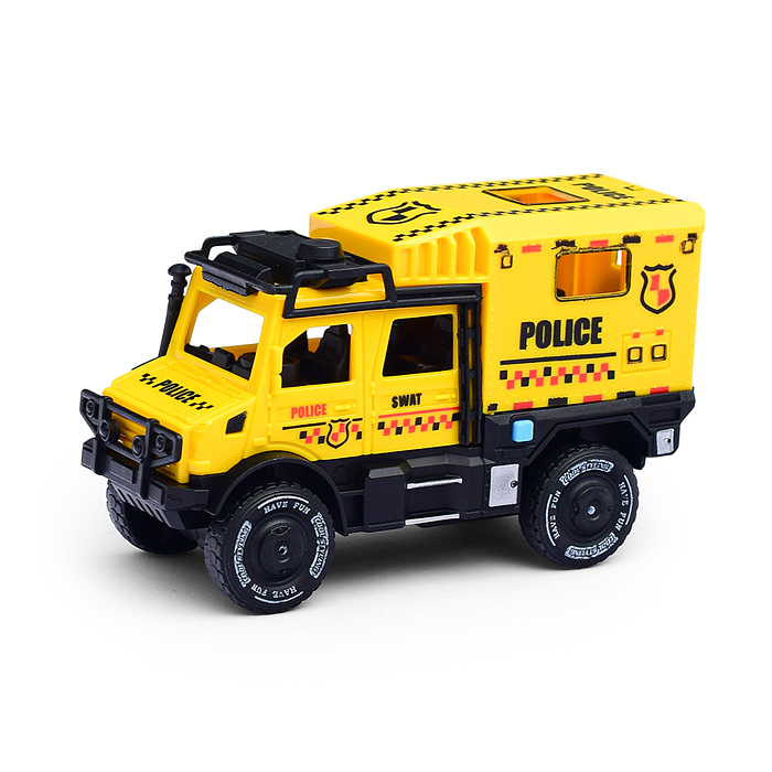 Машина 9896-3C "Полицейский фургон" в коробке