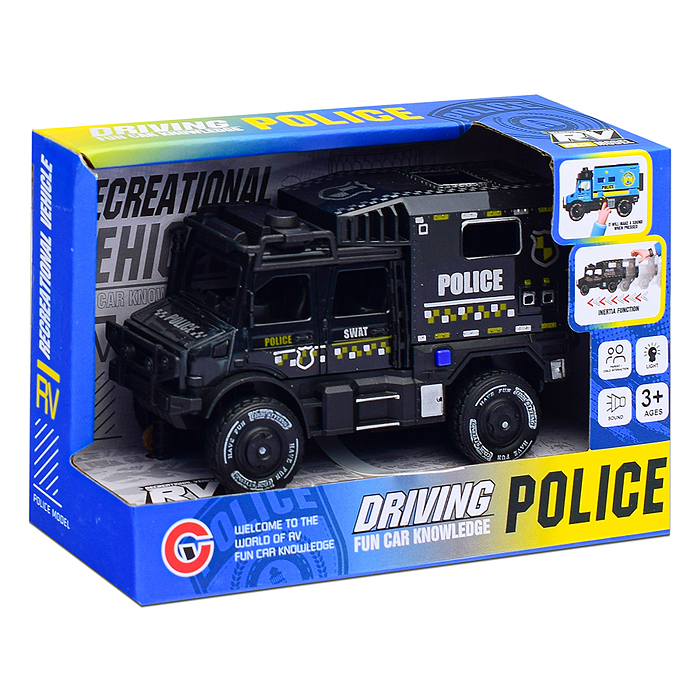 Машина 9896-3C "Полицейский фургон" в коробке