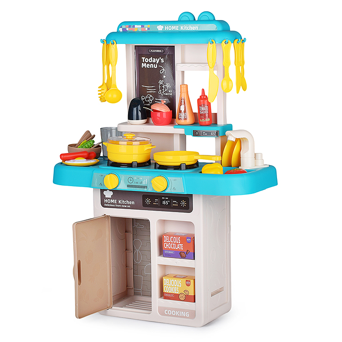 Фото к товару Игровой набор кухня 889-257 "Мини шеф-2" (свет, звук) в коробке Игровой набор кухня 889-257 "Мини шеф-2" (свет, звук) в коробке