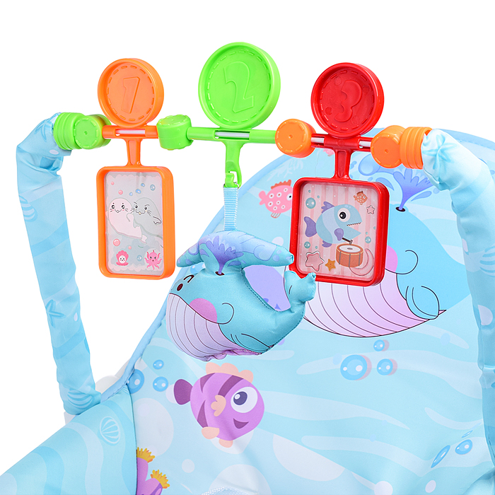 Фото к товару Шезлонг детский 69836 "Океан" в коробке Шезлонг детский 69836 "Океан" в коробке