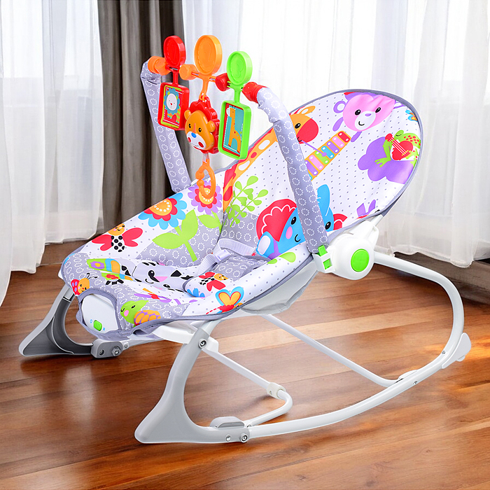 Фото к товару Шезлонг детский 69817 "Зоопарк" в коробке Шезлонг детский 69817 "Зоопарк" в коробке