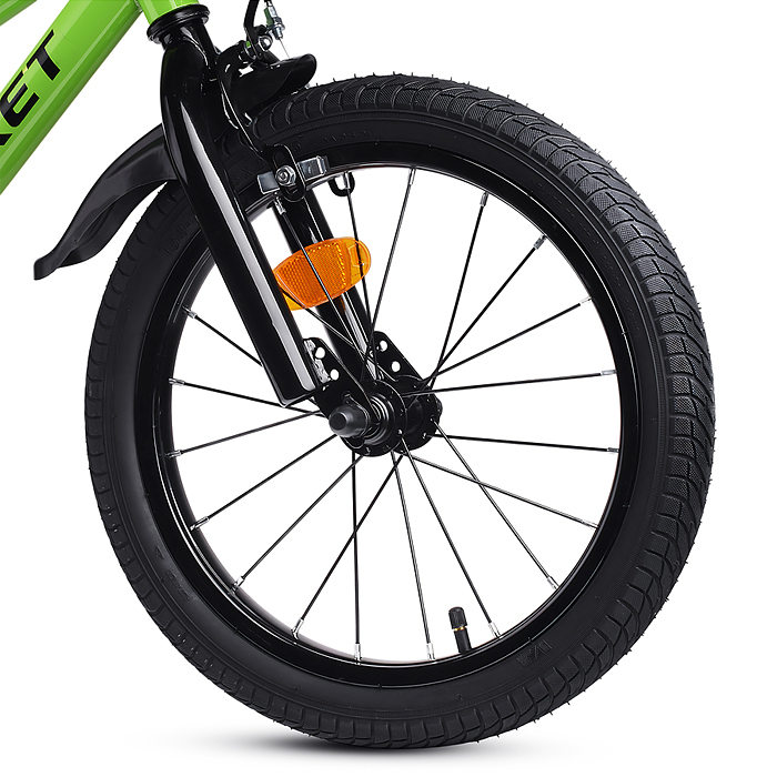 Фото к товару Велосипед 16" Rocket First, цвет зеленый Велосипед 16" Rocket First, цвет зеленый